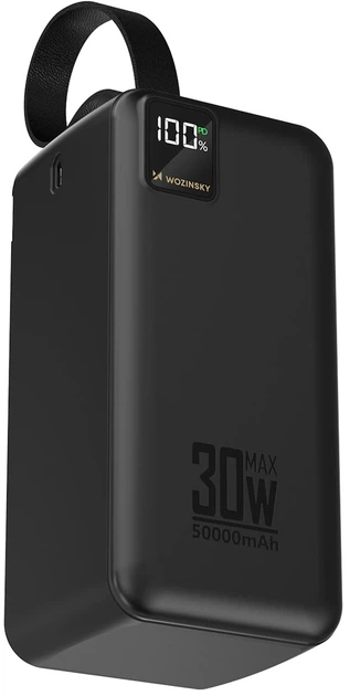 Powerbank Wozinsky Herc 50 50000 mAh 30W Black (5907769388132) - Zdjęcie 2 Powerbank Wozinsky Herc 50 50000 mAh 30W Black (5907769388132) - obraz 2