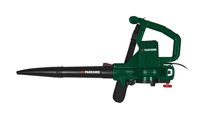 Садовый пылесос воздуходувка Parkside PELSB 3000 B2 электрическая 3000 Вт 220 В измельчитель листьев мешок 55 л поток 840 м3 ч скорость 88,9 м с - Фото 8 Садовый пылесос воздуходувка Parkside PELSB 3000 B2 электрическая 3000 Вт 220 В измельчитель листьев мешок 55 л поток 840 м3 ч скорость 88,9 м с - изображение 8