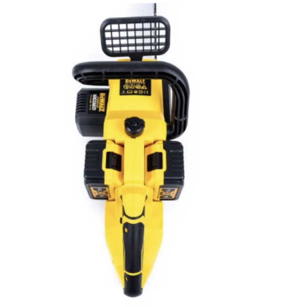 Електропила акумуляторна DeWalt 48 В 6 А·год, ланцюгова безщіткова пила для обрізання дерев і заготівлі дров, шина 40 см, 2 акумулятори в комплекті, автоматичне змащування ланцюга, безключове натягування, швидкість 24 м/с - Фото 5 Електропила акумуляторна DeWalt 48 В 6 А·год, ланцюгова безщіткова пила для обрізання дерев і заготівлі дров, шина 40 см, 2 акумулятори в комплекті, автоматичне змащування ланцюга, безключове натягування, швидкість 24 м/с - изображение 5