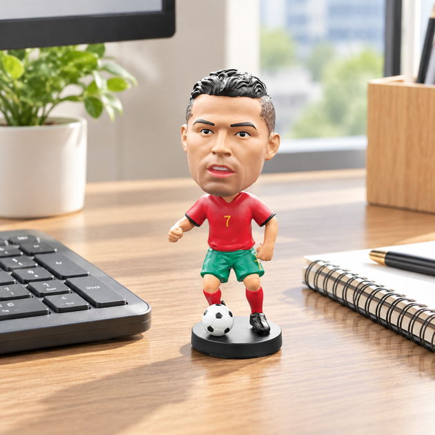 Фігурка футболіста Кріштіану Роналду Christiano Ronaldo іграшка 10 см - зображення 4