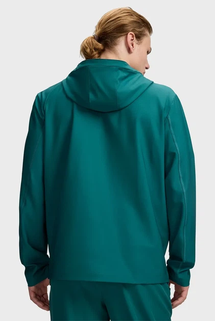 Чоловіча зелена кофта UA Unstoppable Woven Jacket-GRN Under Armour XL 6014621-338 - Фото 2 Чоловіча зелена кофта UA Unstoppable Woven Jacket-GRN Under Armour XL 6014621-338 - зображення 2