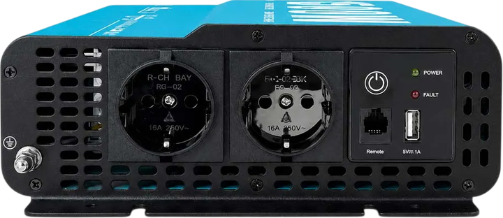 Перетворювач напруги ORLLO 12V/230V 1500W (пікова 3000W) DC/AC чистий синус (PN-1500W) - зображення 3