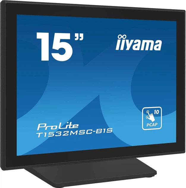 Монітор 15" iiyama ProLite T1532MSCB1S Touchscreen (T1532MSC-B1S) - зображення 2