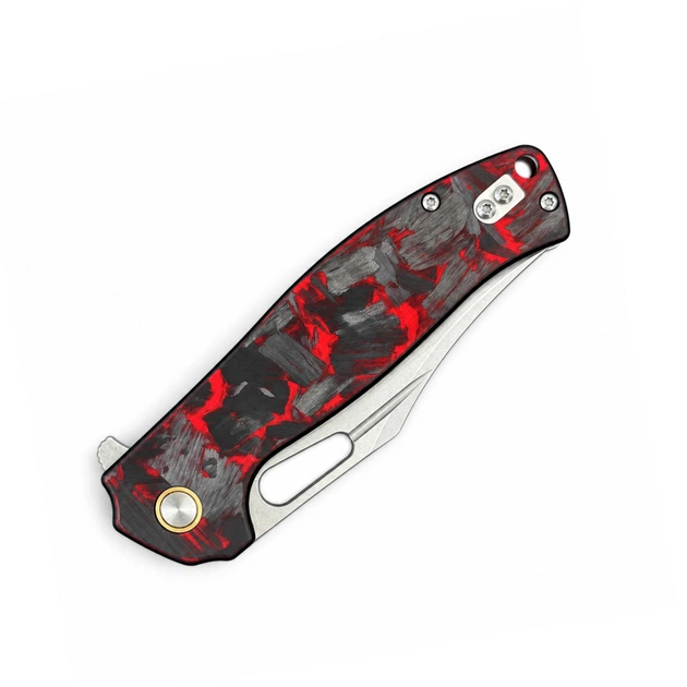 Ніж Складаний KARDA KRUK J388 Carbon Red - изображение 3
