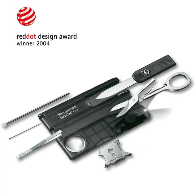 Картка-мультитул Victorinox Swiss Card Lite 0.7333.T3B1 (блістер) - Фото 2 Картка-мультитул Victorinox Swiss Card Lite 0.7333.T3B1 (блістер) - зображення 2