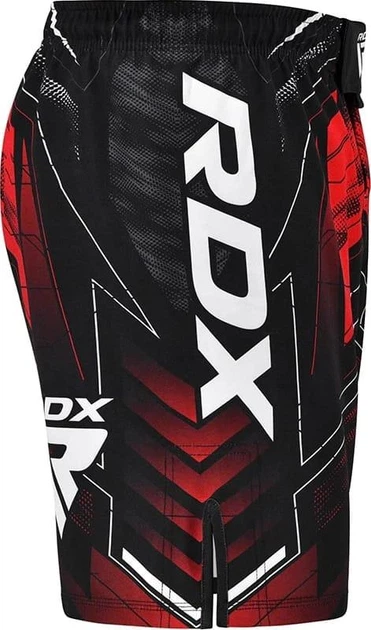 Шорты RDX MMA SHORTS IMMAF-1 черный, красный Уни XL - Фото 4 Шорты RDX MMA SHORTS IMMAF-1 черный, красный Уни XL - изображение 4