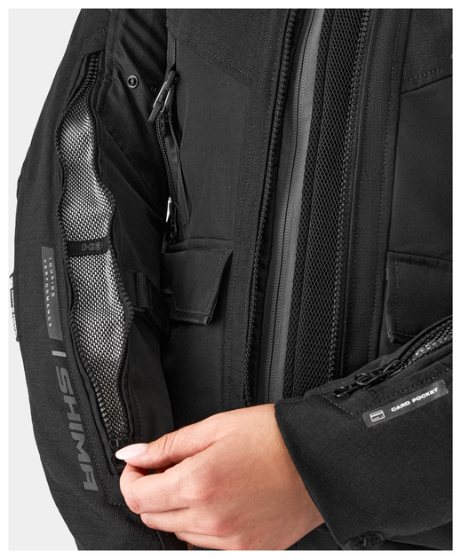 Мотокуртка Shima TRACKER LADY JKT BLK L - изображение 5