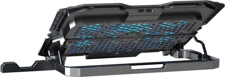 Podstawka chłodząca do laptopa Qlab CP560 czarna (8594214660034) - Zdjęcie 6 Podstawka chłodząca do laptopa Qlab CP560 czarna (8594214660034) - obraz 6