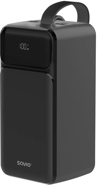 Powerbank Savio BA-14 50000 mAh Black (5907264119880) - Zdjęcie 1 Powerbank Savio BA-14 50000 mAh Black (5907264119880) - obraz 1