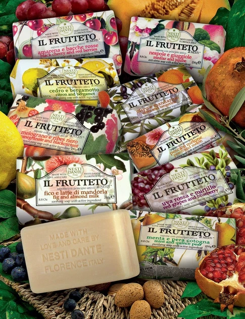 Мило Лимон і Бергамот Nesti Dante Il Frutteto Cedro e Bergamotto 250 г - зображення 3
