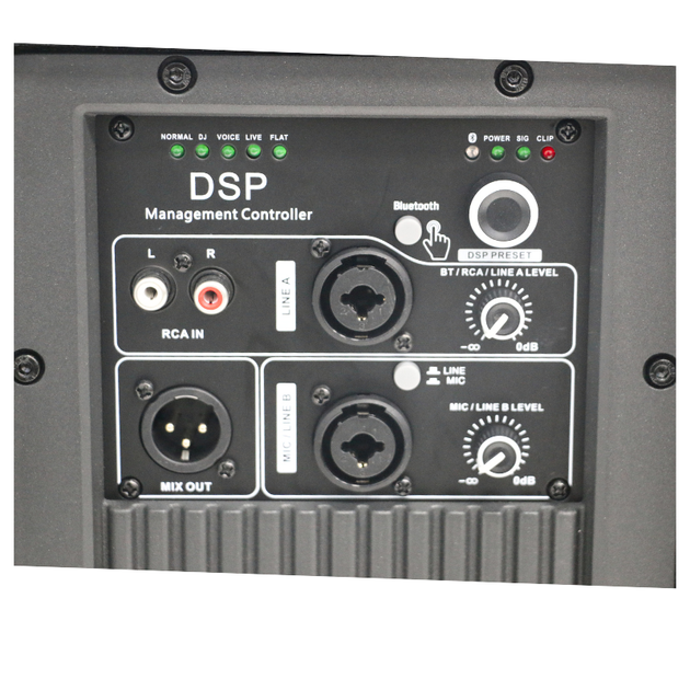 Активна акустична система V-TONE ASX ONE із сабвуфером 12 дюймів Bluetooth та DSP 400 Вт (5908249825963) - Фото 8 Активна акустична система V-TONE ASX ONE із сабвуфером 12 дюймів Bluetooth та DSP 400 Вт (5908249825963) - зображення 8