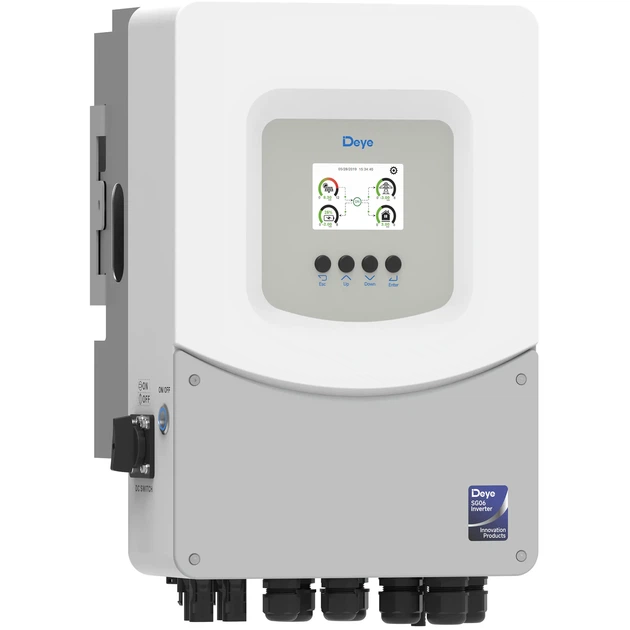 Гибридный инвертор DEYE SUN-3.6K-SG06LP1-EU-BM2 3.6kW 48V 2 MPPT 220V Однофазный (SUN-3.6K-SG06LP1-EU-BM2) - Фото 2 Гибридный инвертор DEYE SUN-3.6K-SG06LP1-EU-BM2 3.6kW 48V 2 MPPT 220V Однофазный (SUN-3.6K-SG06LP1-EU-BM2) - изображение 2