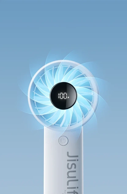 Портативний вентилятор JisuLife Handheld Fan 4, ручний акумуляторний міні вентилятор - изображение 4