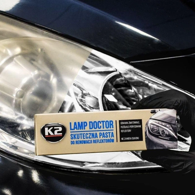 Полироль K2 Lamp Doctor для фар и фарфоров 60 мл - изображение 2