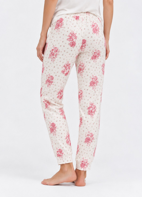 Піжамні бавовняні штани Primark Printed Bottom Pyjama М Низ піжами Білий (10431) - Фото 3 Піжамні бавовняні штани Primark Printed Bottom Pyjama М Низ піжами Білий (10431) - зображення 3