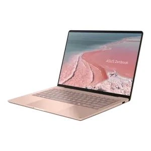 Ноутбук ASUS Zenbook 14 (UX3480QA-U1070WN), Qualcomm Snapdragon X X1-26-100 / 14" / OLED / RAM 16 ГБ LPDDR5X / SSD 512 ГБ / Qualcomm Adreno / Windows 11 Home / Рожевий - Фото 2 Ноутбук ASUS Zenbook 14 (UX3480QA-U1070WN), Qualcomm Snapdragon X X1-26-100 / 14" / OLED / RAM 16 ГБ LPDDR5X / SSD 512 ГБ / Qualcomm Adreno / Windows 11 Home / Рожевий - зображення 2