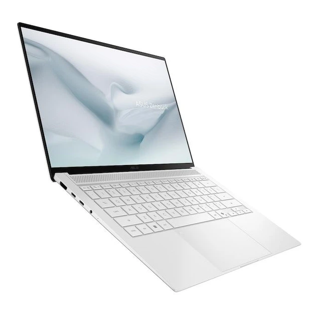 Ноутбук Asus Zenbook S 14 (UM5406GA-SU306X), AMD Ryzen AI 9 465 / 14" / Touch / OLED / 120 Гц / RAM 32 ГБ LPDDR5X / SSD 1 ТБ / AMD Radeon 880M / Windows 11 Pro / Білий - Фото 3 Ноутбук Asus Zenbook S 14 (UM5406GA-SU306X), AMD Ryzen AI 9 465 / 14" / Touch / OLED / 120 Гц / RAM 32 ГБ LPDDR5X / SSD 1 ТБ / AMD Radeon 880M / Windows 11 Pro / Білий - зображення 3