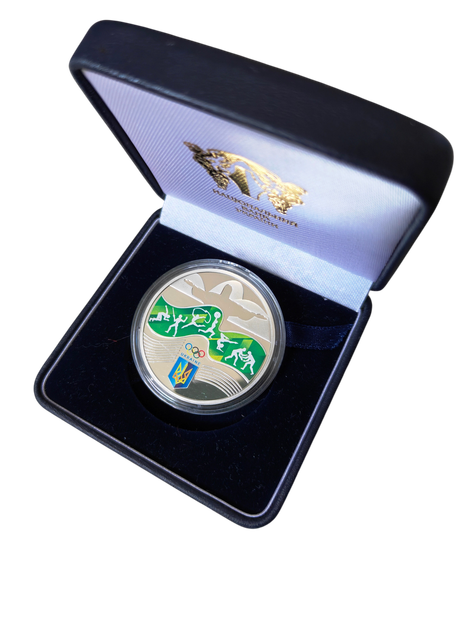 Срібна монета НБУ "Ігри ХХХІ Олімпіади" Олімпіада в Ріо 2016. Тираж 3 500 - Фото 4 Срібна монета НБУ "Ігри ХХХІ Олімпіади" Олімпіада в Ріо 2016. Тираж 3 500 - зображення 4