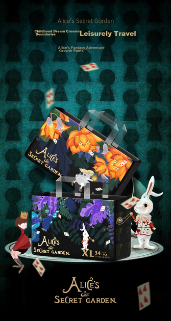 Подгузники-трусики Bebetour Alice in Wonderland XL (12-17 кг), 34 шт - Фото 7 Подгузники-трусики Bebetour Alice in Wonderland XL (12-17 кг), 34 шт - изображение 7