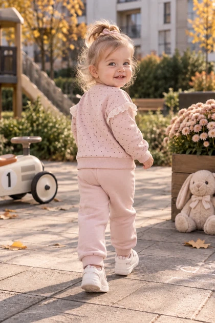 Костюм для девочки Sweet Smile розовый 92 см - изображение 2