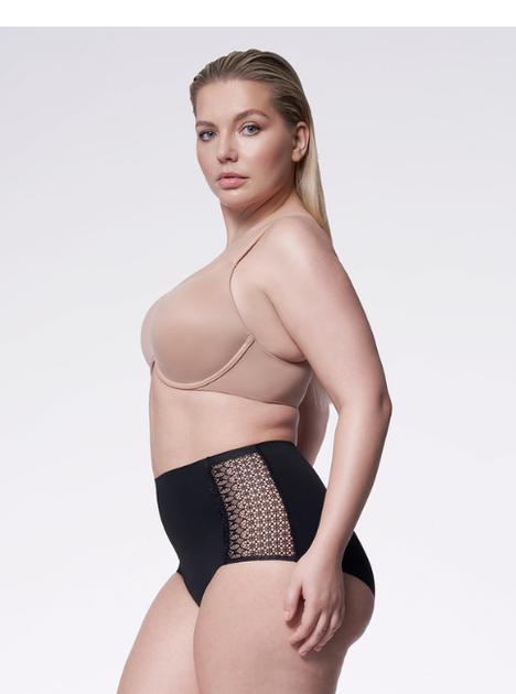 Трусики сліпи високі JULIMEX OPAL MAXI чорний 2XL (9511) - зображення 2