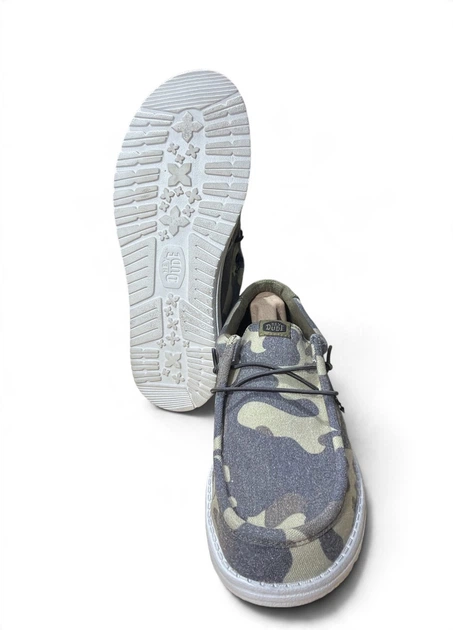 Мокасини Hey Dude Wally Washed Camo (40694-960), Зелений Розмір 42 (US М9) устілка 27.5 см - зображення 4