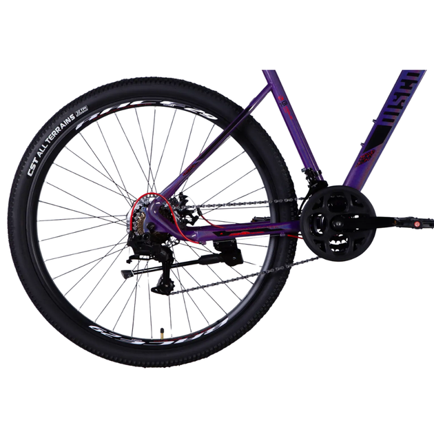 Велосипед 29" Discovery TREK DD FR рама 19", фиолетовый - изображение 8