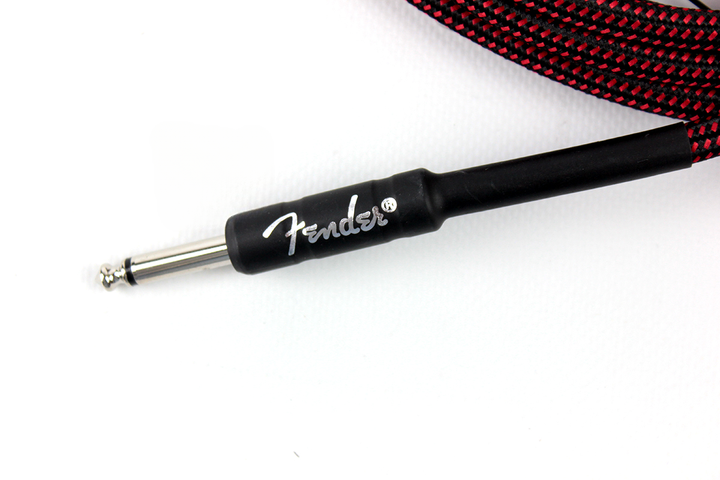 Кабель инструментальный FENDER CABLE PROFESSIONAL SERIES 10' RED TWEED - изображение 2