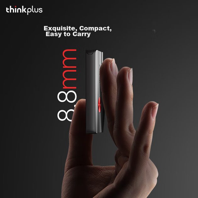 SSD диск Lenovo ThinkPlus TSD301 1TB Type-C External Black - зображення 4