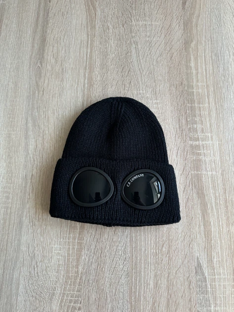 Зимняя мужская шапка C.P. Company CP Company для зимы, теплая вязаная шапка Си Пи Компани с линзами Goggles на зиму - Фото 3 Зимняя мужская шапка C.P. Company CP Company для зимы, теплая вязаная шапка Си Пи Компани с линзами Goggles на зиму - изображение 3