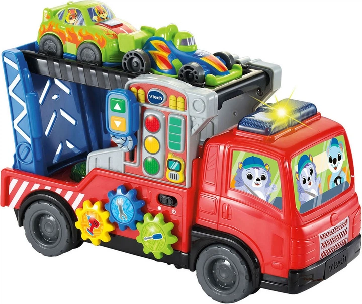 Автовоз VTech Repareer en Leer зі звуком Різнокольоровий (3417765658235) - Фото 2 Автовоз VTech Repareer en Leer зі звуком Різнокольоровий (3417765658235) - зображення 2