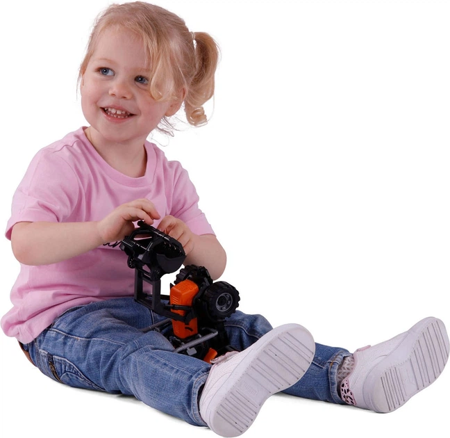 Traktor Cavallino z ładowarką skala 1:32 Żółty (8719214071646) - obraz 6