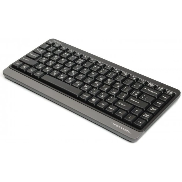Bluetooth Клавіатура A4Tech FG1110 Grey + миша UA - Фото 2 Bluetooth Клавіатура A4Tech FG1110 Grey + миша UA - зображення 2