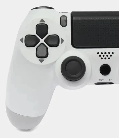 Геймпад DoubleShock 4 Wireless Controller Bluetooth з вібрацією білий - Фото 4 Геймпад DoubleShock 4 Wireless Controller Bluetooth з вібрацією білий - изображение 4