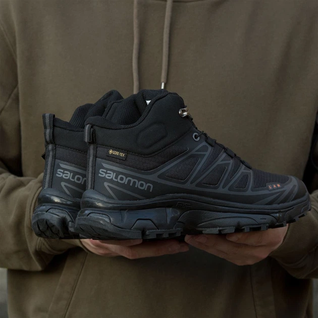 Кросівки Salomon XT-6 Mid Winter Fur Black Orange 41 - изображение 9