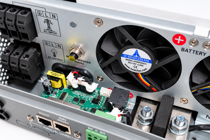 Гибридный солнечный инвертор Sunerise 6.2 кВт JC6248MH 1 МРРТ 1 фаза - изображение 3