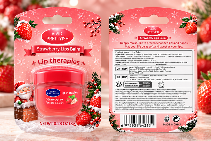 Маска-бальзам для губ VIVID PRETTYISH Strawberry з ароматом полуниці, 8 г - зображення 3