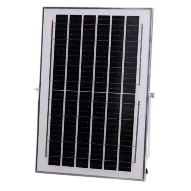Прожектор LED 300 Вт 246 SMD IP66 ABS 28x5,5 см Белый с солнечной панелью 10 Вт - изображение 5