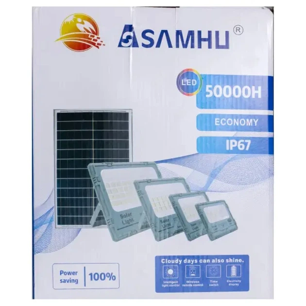 Уличный LED прожектор 100 Вт 60 LED SMD пластик 20х5,5 см белый - изображение 15