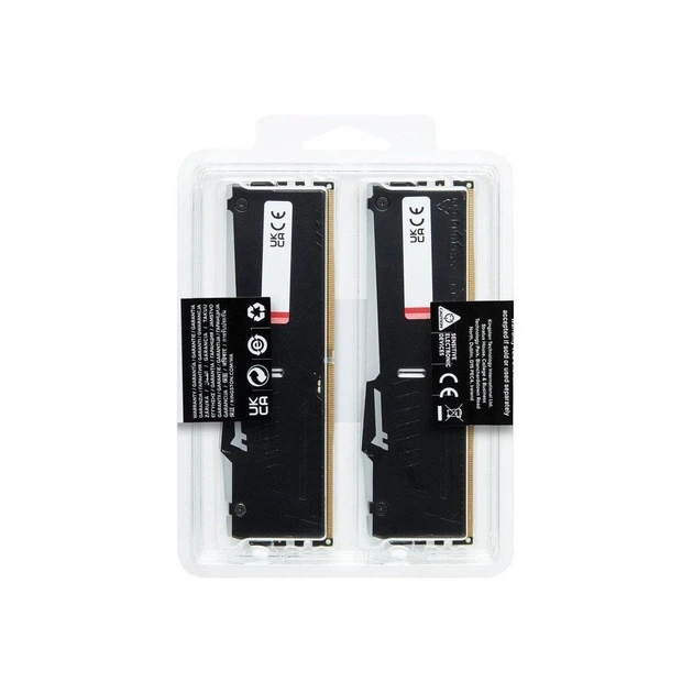 Модуль пам'яті для комп'ютера DDR5 64GB (2x32GB) 5200 MHz Beast RGB EXPO Black Kingston Fury (ex.HyperX) (KF552C40BB2AK2-64) - зображення 8