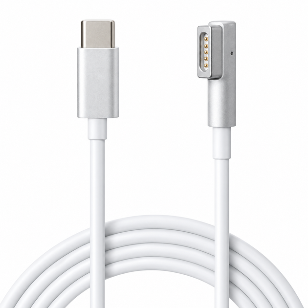 Кабель живлення Type-C / USB-C на MagSafe 1 для Apple MacBook Pro / Air (100W, 180 см) A1278 A1370 A1369 77580 - Фото 2 Кабель живлення Type-C / USB-C на MagSafe 1 для Apple MacBook Pro / Air (100W, 180 см) A1278 A1370 A1369 77580 - изображение 2