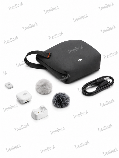 Бездротовий петличний мікрофон DJI Mic Mini Transmitter для iPhone Android камери блогера стрімінгу - зображення 5