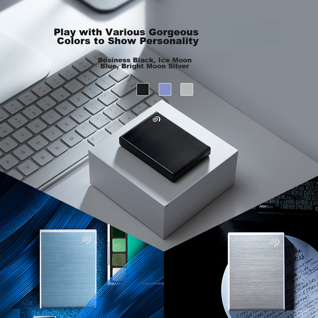 SSD диск Seagate One Touch 1TB Type-C (STKG1000400) External Black - зображення 4