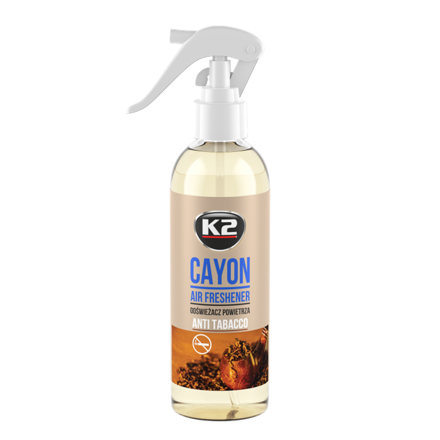 Освежитель воздуха от запаха табака K2 Cayon Anti Tabacco 250 мл M117AT - Фото 1 Освежитель воздуха от запаха табака K2 Cayon Anti Tabacco 250 мл M117AT - изображение 1