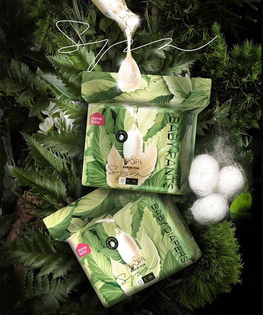 Подгузники-трусики Homebaby Silk Protein XXXL (13-18 кг), 56 шт - изображение 3
