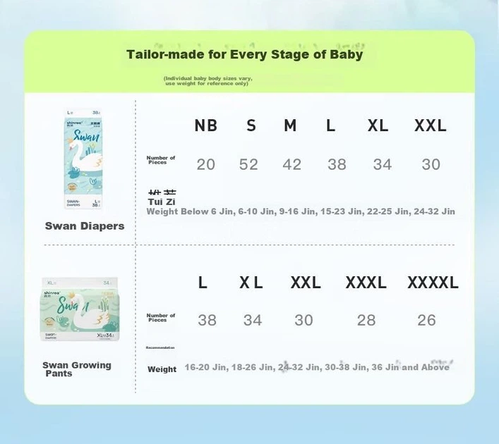 Подгузники Shinrea Swan XL (11-12.5 кг), 68 шт - изображение 17