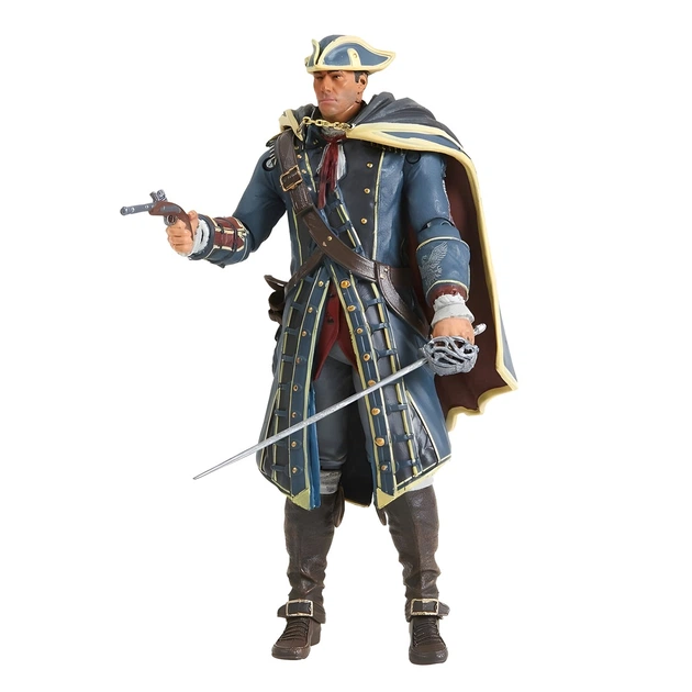 Подвижная коллекционная фигурка Хэйтем Кенуэй в треуголке, 15 см — Assassin's Creed - Фото 5 Подвижная коллекционная фигурка Хэйтем Кенуэй в треуголке, 15 см — Assassin's Creed - изображение 5