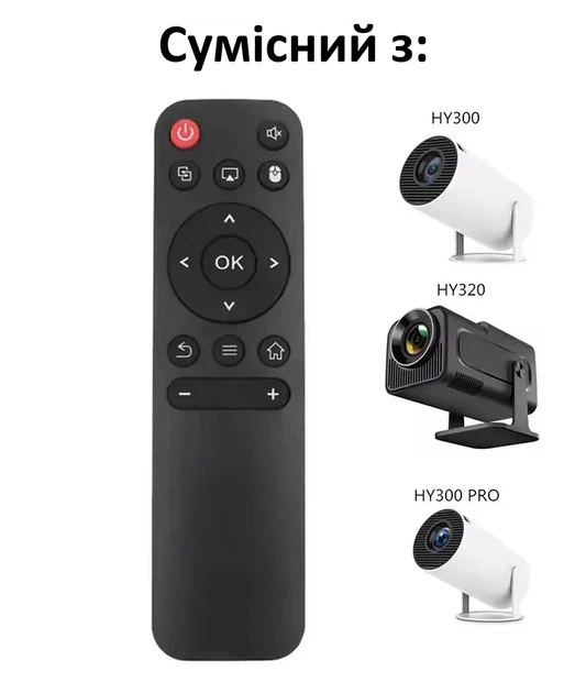 Пульт для проектора (HY300 HY300 Pro HY320 HY320 MINI Android) - Фото 2 Пульт для проектора (HY300 HY300 Pro HY320 HY320 MINI Android) - изображение 2