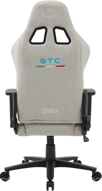 Fotel gamingowy Onex STC Snug L Series Short Pile Linen Ivory (ONEX-STC-S-L-IV) - obraz 5