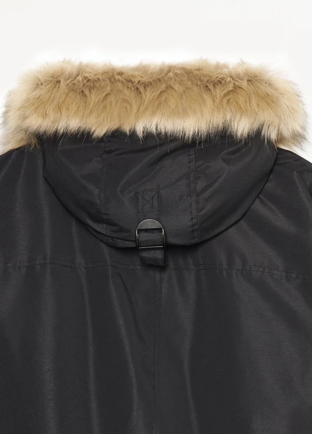 Бомбер мужской Cropp утепленный с мехом черный зимний, размер XXL - Фото 6 Бомбер мужской Cropp утепленный с мехом черный зимний, размер XXL - изображение 6